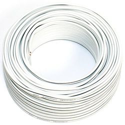 SeKi 2x0,75mm2-25m - wit - CCA - audiokabel - luidsprekerkabel