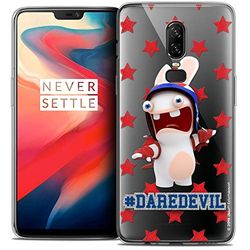 Beschermhoes voor 6,28 inch, OnePlus 6, ultradun, konijntje Crétins Dare Devil