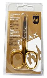 FILAX Zestaw 6 FILAX nowoczesne złote nożyczki - manicure/pedicure