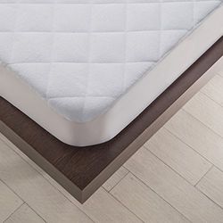 Sancarlos Terry – Coprimaterasso Imbottito Reversibile Bianco – 190 e Reversibile – Materasso ad Alta densità Filler 150 g – per Lungo 200 cm