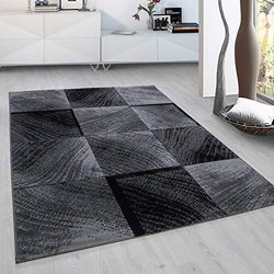 Nazar Tapis, Fibres Synthétiques, Gris, 170x120 cm