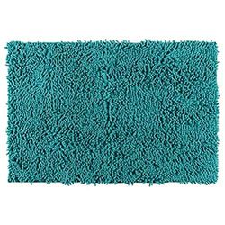 WENKO Tappeto da bagno in ciniglia verde 50 x 80 cm - Tappetino da bagno, tappetino da doccia, morbidissimo e antiscivolo, Poliestere, 50 x 80 cm, Verde