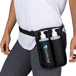 EarthLite Massage Tables Double Massage Oil Holster, Black