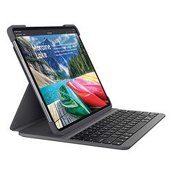 Logitech Slim Folio Pro Funda para iPad con Teclado Inalámbrico Bluetooth, iPad Pro 12,9 Pulgadas 3.ª Gen Modelos A1876, A1895, A1983, A2014, Teclas Retroiluminadas, Disposición QWERTY Italiano