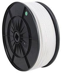 Chapuis DPA2 Bobine de Corde en Polyamide Tressée 72 kg Ø 2 mm x 200 m Blanc