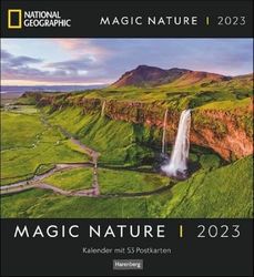 Magic Nature Postcard Calendar National Geographic Calendar 2023: 53 Postcards
