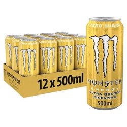 Monster Can Ultra Gold 500 ml (Pack of 12)