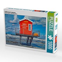 CALVENDO Puzzle Oost-Friesland Langeoog 1000 pieces 64 x 48 cm from Peter Roder