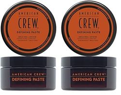 American Crew Defining Paste with Medium Hold and Low Shine, Gifts for Men, for Thickening and Texture, Matte Finish, Hair Styling Wax for Men - 85 g (Pack of 2)
