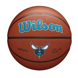 WILSON NBA Team Alliance Basketbal - Charlotte Hornets, Maat 7-29.5"