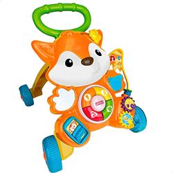 Winfun 46882 - Fox Baby Walker with Light and Sound/Safe and Firm Baby Walker/Baby Toys, Baby Gifts, Walkers for Boys and Girls