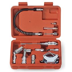 Tooluxe® 61077L Grease Gun and Lubrication Accessory Kit | Multifunção com Case