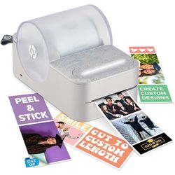 HP Sprocket Panorama Instant Color Label & Smartphone Photo Printer-Portable-Personalize Prints 2 Inch x.5 Inch-9 Inch on Zink Sticky-Back Photos -Create Photobooth Strips, Custom Designs in App -Grey