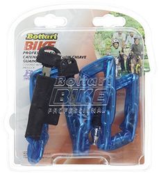Bottari Bike Security Bedekt met Rubber Ketting en Pad Lock Zachte Schede - Blauw