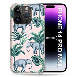Beschermhoesje voor iPhone 14 Pro Plus (6,7 inch), motief: olifant