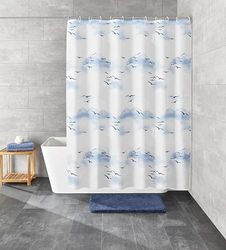 Kleine Wolke 0826739305 Sky - Cortina de Ducha (180 x 200 cm), Color Azul