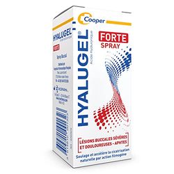 HYALUGEL - Spray Buccal - Plaies sévères et douloureuses - Aphtes - Acide Hyaluronique - Spray - 20 mL