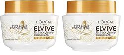 L'Oréal Elvive Extraordinary Oil Coconut Hair Mask Leave-in Conditioner for Normal to Dry Hair 300ml (Pack of 2)