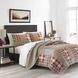 Eddie Bauer Hawthorne - Ropa de Cama, matrimonial/Queen, Color marrón