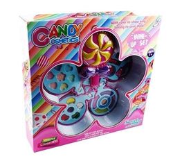 Candy Cosmetics - Set Makeup 4 våningar Candy Leksak, Multifärg (MIN29567)