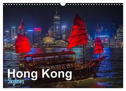 Hong Kong - Skylines (Wandkalender 2026 DIN A3 quer), CALVENDO Monatskalender: Hong Kong spektakulär aus verschiedenen Perspektiven