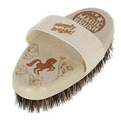 Magic Brush Brosse pour cheval Lilas d'eau 14 x 7 cm