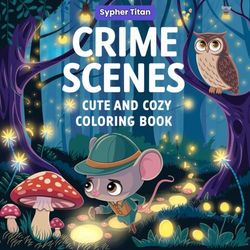 Crime Scenes: Cute and Cozy Coloring Book for Adults and Kids – Bold and Easy Designs Featuring Adorable Animal Detectives, Whimsical Mysteries, and Lighthearted Crime Scenes for Relaxation