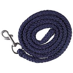 PFIFF Longe avec Mousqueton en Tricot uni Bleu foncé 200 cm 102963