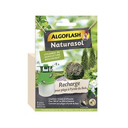 ALGOFLASH NATURASOL Navulverpakking voor piratenval, 3 feromooncapsules, 6 maanden werkzaamheid, BIOPIBUIR