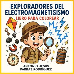Exploradores del Electromagnetismo.: Libro para colorear.