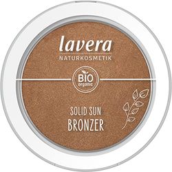 lavera Solid Sun Bronzer – Desert Sun 01 – Olio di mandorle biologico e vitamina E – luccicante – Texture vellutata e leggera (1 x 5,5 g)