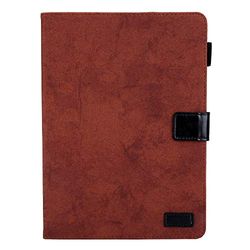 Cartoon Protective Case for iPad Air iPad Air2 iPad Pro 9.7 2016, Soft PU Material Protective Shell Clamshell Full Protection Drop and Scratch Resistant Brown