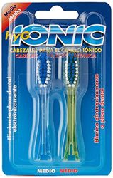 Hyg IONIC Zestaw 2 wymiennych głowic do elektronicznych szczoteczek do zębów - średnie włosie