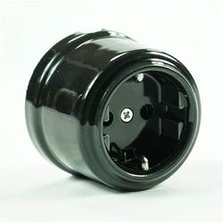 VoltShine 2902021-N BASE SUPERFICIE PORCELLANA NERA F-BRIGHT