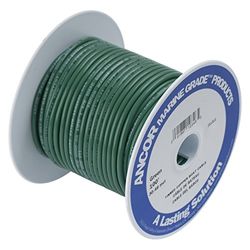 Ancor TINNED Copper WIRE 6AWG (13MM²) Green 50FT DAN-1035 Other, Multicolor, One Size