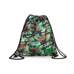 Coolpack Sprint Line Camo Fusion Green, Sac de Sport à Cordon Unisex Kids, Multicolore, Taille Unique