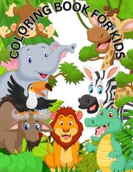 COLORING BOOK FOR KIDS: baby of animals coloring book age 4-8,baby coloring book for age 3-6 of baby animals, 52 pages ,8.5x11 inches