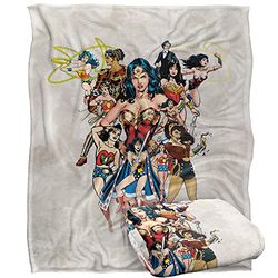 WONDER WOMAN Silky Touch Super Soft Throw Blanket 152 x 127 cm