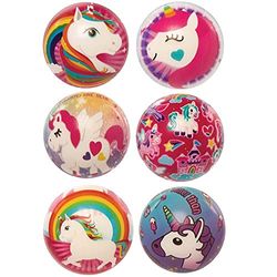 Baker Ross FE336 Palline Antistress Unicorno - Confezione da 6, Giocattoli Antistress per Bomboniere Bambini, Piccoli Regali per Bambini