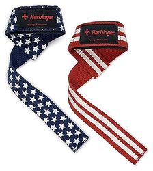 Harbinger Correas de elevación Acolchadas de algodón Ajuste de Peso, Unisex, Bandera