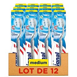 Signal Brosse à Dents x12 Medium, Soin Classique Hygiène Bucco-Dentaire, Recyclable (Lot de 12) 68260926