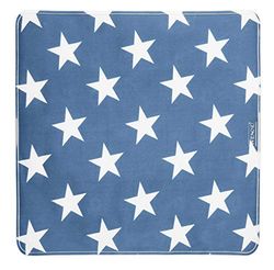 WENKO Tapis antidérapant pour Douche Stella Bleu foncé - Tapis de Douche antidérapant avec ventouses, Plastique (TPR), 54 x 54 cm, Bleu foncé