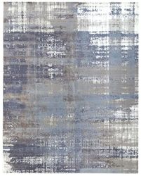 HAMID Hedendaagse wollen tapijt van Alpen, zacht, groot, voor woonkamer, slaapkamer, woonkamer (turkooisgrijs, 350 x 250 cm)