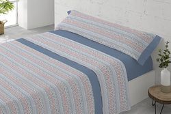 Juego sábanas 50/50 mistral 105 cm azul