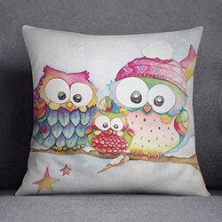Bonamaison Funda de cojín, Cotton, Multicolor, 45X45
