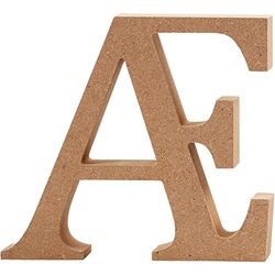 Letter, H: 13 cm, MDF, 1 st.