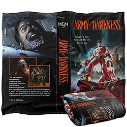 Army Of Darkness Blanket, 152 x 127 cm VHS Silky Touch Super Soft Throw Blanket