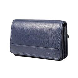 Arrigo Unisex vuxen plånbok plånbok, Blå (mörkblå), 3x8.5x12.5 cm (B x H x T)