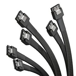KabelDirekt – 3 x 7-pin SATA 3 datakabel 6 Gbit/s 30 cm