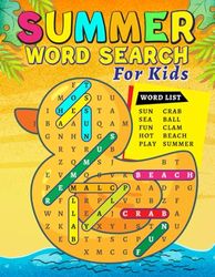 Summer Word Search: 103 Page Puzzle Book; 8x11 Inch